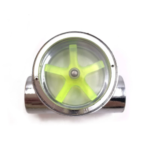 5 Impellers G1/4" Thread Flow Meter Indicator Port Female to Female Flow Meter Indicator for PC Water Cooling Reliable