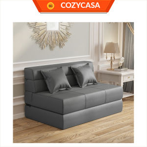 【COZYCASA】PU Thick Foldable Sofa Bed / Foldable Sofa Mattress / Floor Sofa Bed