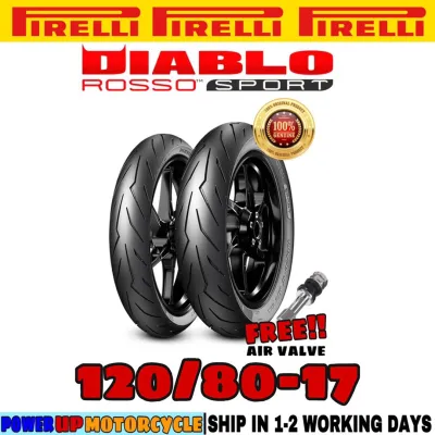 PIRELLI DIABLO ROSSO SPORT TYRE TAYAR 120/70-17 120 70 17