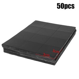 100/50PCS Square Magnetic Sheets Self Adhesive Multi-function Magnets Refrigerator Sheet DIY Photos Sticker for Household Office