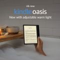 Máy đọc sách Kindle Oasis 3 10th màn hình 7” 300PPI Có đèn vàng warmlight, có phím bấm và chống nước. 