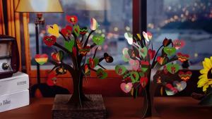 Motipuns 32 Sets Kwanzaa Tree Craft Kits Make Your Own DIY African Traditional Holiday Paper Trees Decorations Happy Kwanzaa 3D Paper Tree Crafts Kit Supplies for Party Table Decor Fun Activities Home