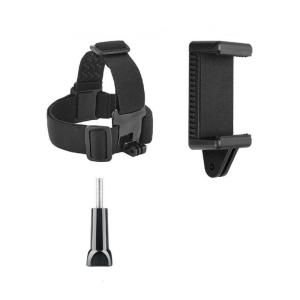 Adjustable Elastics Head Mount For Action Cameras With AntiSlip Secure For Outdoor Sports