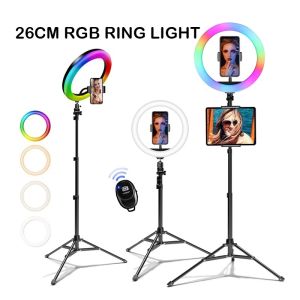 Alat Live Streaming Full Set Ringlight Video Foto Studio Standing Konten Kreator Terbaru
