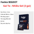 Bao cao su gai lớn Bigdot tăng hưng phấn khoái cảm khi yêu, loại 3 gai, 6 gai, hộp 1bcs. 
