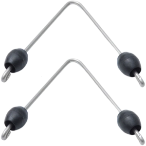 2pcs Wishbone Latex Tube Adapter Fishing Tool for Speargun Rubber Band Spearfishing Connector Spear Connection Accessory