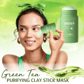 [Asen Shop] Green Tea Mask Stick Cleansing Solid Mask Oil Control Anti Acne Cleans Pores. 