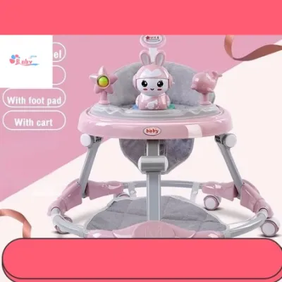 Baby walker with music Advanced Adjustable Heights walker baby Push Anti-O-Leg with Handle Pejalan kaki bayi