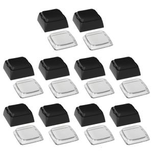 10Pcs PC Blank DIY Keycap Mechanical Keyboards 1U XDA Profile No Print Keycap Set for MX Switches