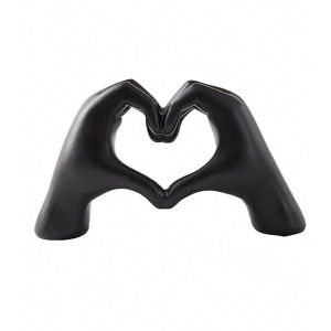 Scandinavian style heart-shaped resin abstract handmade love doll office home decorations