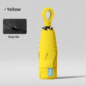  【COD】New Mini Ultra-Light Buckle Handle Anti-UV Folding Umbrella Sunshade Dual-Purpose Pocket Umbrella with hook with Hook Anti UV Protection Fold Sunshade Rain Dual-use