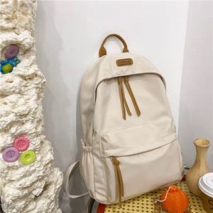 Waterproof School bag Korean Style Shoulder bag High School College Student Laptop Bag Japanese-style Nylon Backpack