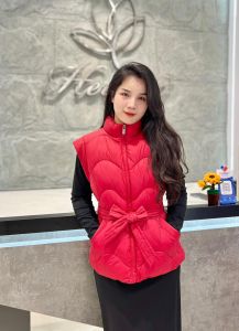 [Voucher 15% MOV 199K cap 100K Áo Phao Gile Nữ HeraDG Thiết Kế Tay Chờm Đai Rời Trần Bông 3 Lớp Siêu Nhẹ Cản Gió Cản Bụi Chống Nước WJKBC3007