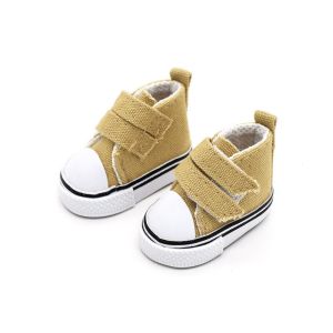EODKUS 1 Pair 5cm Length Doll Canvas Shoes DIY Mini Mini Casual Shoes Doll Accessories High Top 1/6 Scale Mini Sneakers 1/6 BJD DollsGirl Gift