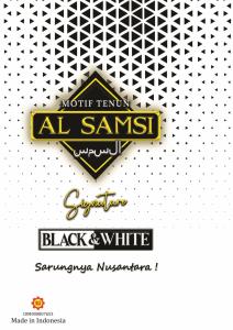 Al Samsi Sarung Black & White Series 10pcs