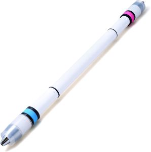 Pen Spinning Pens Ivan Emboss Mod Weighted Spin Trick Pen for Beginner Blue Pink Grip
