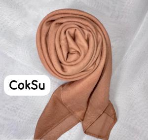 Hijab Segi Empat Voal Premium Jait Tepi/Jilbab Segi Empat Paris Premium/Kerudung Paris Voal