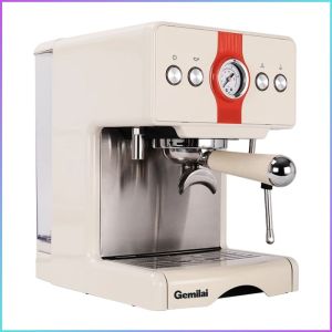 COD Gemilai Mesin Kopi Espresso Coffee Maker Frothing 15 Bar 1450W 10A - CRM3609