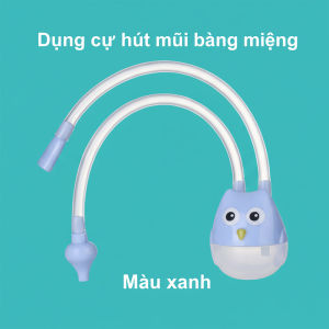 Dụng cụ hút mũi silicone y tế EMA cho trẻ sơ sinh chống trào ngược hút mũi bằng miệng
