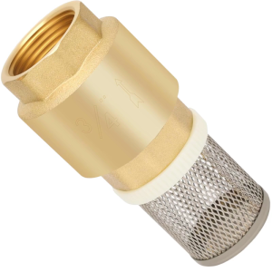 3/4inch Brass Foot Valves Internal Thread Bottom Valves Female Brass Check Valves With Strainer Easy to Install
