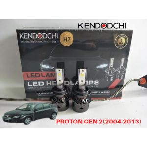 🔥READY STOCK🔥KENDODCHI 2Pcs H7 LED Car Headlight FOR PROTON GEN 2(2004-2013) product by Malaysia