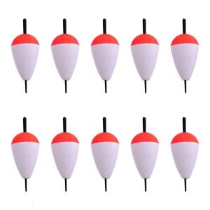 10Pcs Hard Foam Float Buoys Bobber Fishing Stick Float Fishing Tackle Sea Rock Fishing Striking Float Easy to Use