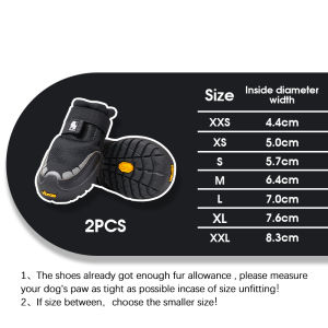 TRUELOVE 2PCS Dog Shoes Reflective Soft Pet Boots Breathable Adjustable With Anti-Slip Sole Paw Protector For Dogs Walking Training