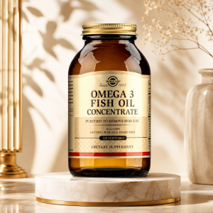 Viên Uống  Dầu Cá Omega 3 - Solgar Fish Oil Concentrate - Bổ Não Sáng Mắt Tăng Cường Trí Nhớ Hỗ Trợ Tim Mạch [Lọ 120 Viên]
