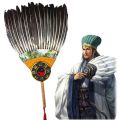 Quạt Khổng Minh , Gia Cát Lượng bằng lông vũ 46cm x 30cm hóa trang cosplay vui nhộn. 