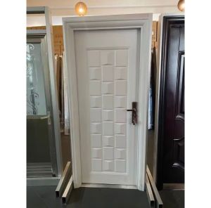 Pintu Baja Lengkap Single 01 / Pintu Utama / Kamar / Kamar Mandi (Daun Pintu + Kusen + Kunci + Handel + Engsel) International Quality