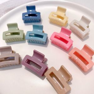20pcs Children 2.5cm Mini Square Hair Clips Glossy Hairpins Side Hairpin Scrap Shark Clips