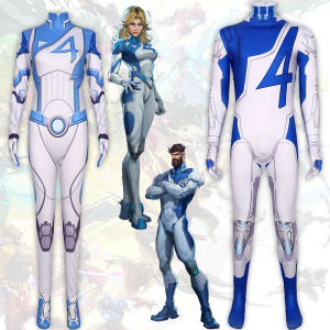 Marvel Rivals Marvel Rivalry Mr. Fantastic cosplay costume Halloween Invisible Woman jumpsuit gift