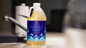 YARELI Pure Castile Soap Liquid Unscented 64oz – EWG Verified Organic Oils Fragrance-Free Body Wash Castile Soap for Bath Body Home Laundry – Made in USA Vegan