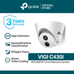 TP-Link Official Store | VIGI C430I | 3MP IR Turret Home Security Network CCTV Camera Connect to Cellphone