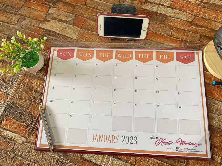 Modern Design Big Table Calendar 2024 Flat Calendar Planner 2024