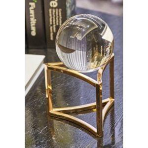 CT015B015 FAMITOSS Home Decoration ตั้งโชว์อุปกรณ์ตกแต่งบ้าน ของตกแต่งห้อง แต่งบ้าน ของตั้งโชว์ โทนสีทอง สไตล์ modern