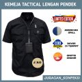 KEMEJA TACTICAL LAPANGAN PDL M-TAC LENGAN PENDEK - BAJU BAHAN DRILL - BAJU KEMEJA PREMIUM LENGAN PENDEK. 