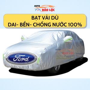 Bạt Phủ Ô Tô Vải Dù Ford EcoSport Everest Escape Focus Explorer Ranger chống nóng chống nước có phản quang