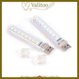 [Valitoo] Mini USB LED Lamp 8 LED Camping Portable Night USB Gadget Lighting For PC Laptop