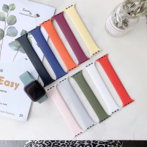 Solo Loop Strap For Apple Watch Ultra 2 Band 49mm 41mm 45mm 38mm 42mm 40mm 44mm Silicone Sport Bracelet iWatch Serie 10 9 8 7 6 SE 5 4 3 2 1 Wrist Btrap