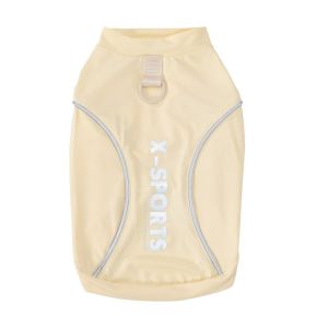 SDFSF Thin Breathable Dog Sun Protection Vest Lightweight Reflective Dog T-shirts Pet Sport Clothing Quick Drying Cooling Sport Vest Spring Summer