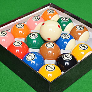 American Style Sixteen Color Standard Large Billiard Crystal TV Billiard Ball Chinese Style Black Eight Crystal Billiard Ball