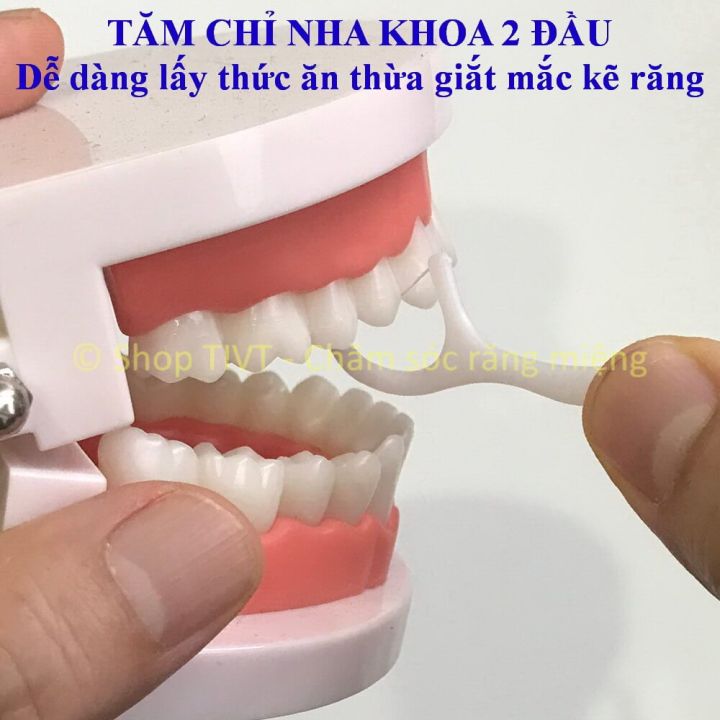 Tăm chỉ nha khoa vệ sinh kẽ răng, gói riêng mỗi cái, gọn nhẹ, dễ đem ...