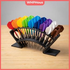 WHPHous 27-Slots Dart Stand Large Capacity Neat Storage Holder Dart Board Organizerfor Home Bar & Greek-Themed Game Room Decoration