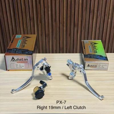 ADELIN BRAKE MASTER PX-7 & PX-1 / LEFT / RIGHT SILVER / BLACK