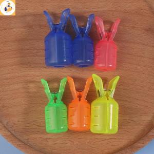 EOY 10Pcs Squid Jig Hook Protector Cover Shrimp Storage Case Buckle Tail Hook Cover Fishing Jigs Lure Safety Cap Plastic Sleeves