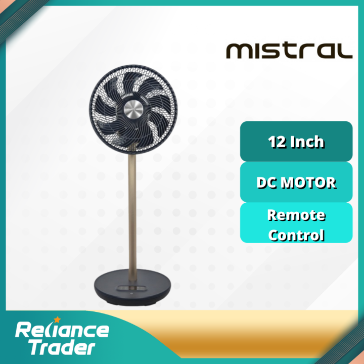 Simple Deluxe 12" Stand Fan - 3 Speeds, 75° Oscillation, Adjustable Height Metal Fan For Home & Shop