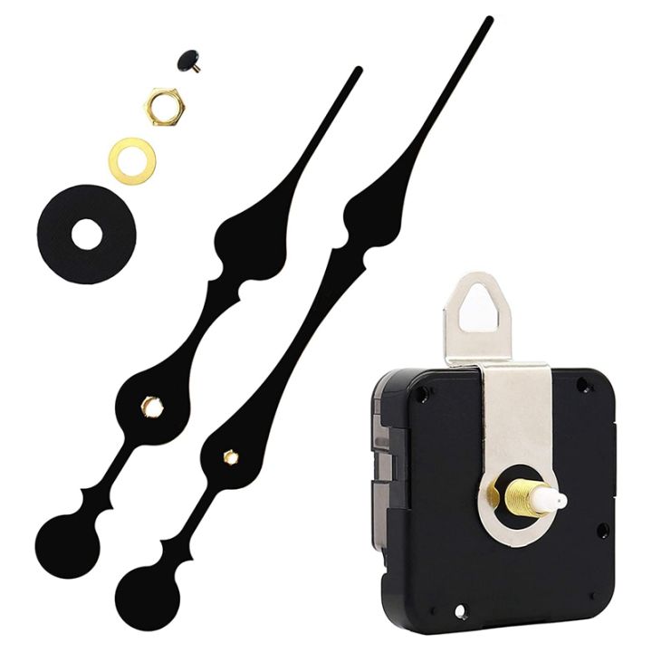 16mm Quartz DIY Wall Clock Motor Kit Movement Mechanism Big Spade Hands ...