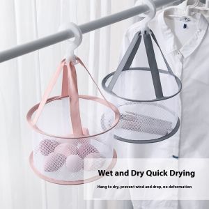 Xách tay Mỹ phẩm trứng Giỏ quần áo Vòng lưới lỗ lỗ thiết kế khô mỹ phẩm trứng và cọ trang điểm