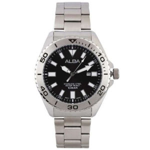 ALBA ORIGINAL - ALBA AH9019 X1 ALBA AH9019X1 Men DY - Silver - Stainless Steel - Diameter 40mm - Water Resist 100 Meter - Jamdunia / Jam dunia JD19 # Jam Tangan Pria Jam Pria Jam Tangan Anti Air + ALBA AH90 19 AH 90 19 X1 AH9